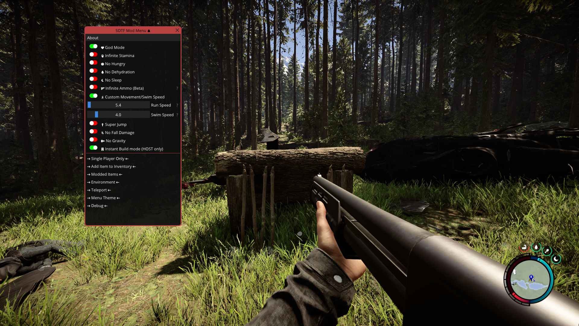 森林之子SOTFmenu多功能辅助0.7.7 第1张 森林之子SOTFmenu多功能辅助0.7.7 第1张