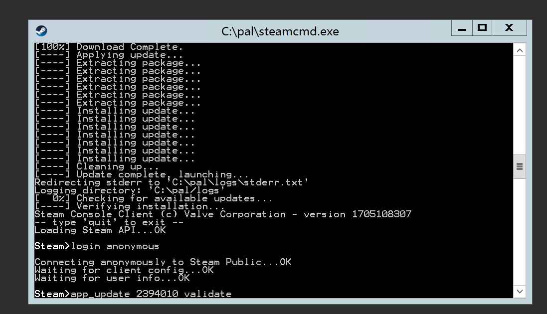 如何用Windows服务器搭建幻兽帕鲁服务器端 第11张 如何用Windows服务器搭建幻兽帕鲁服务器端 第11张