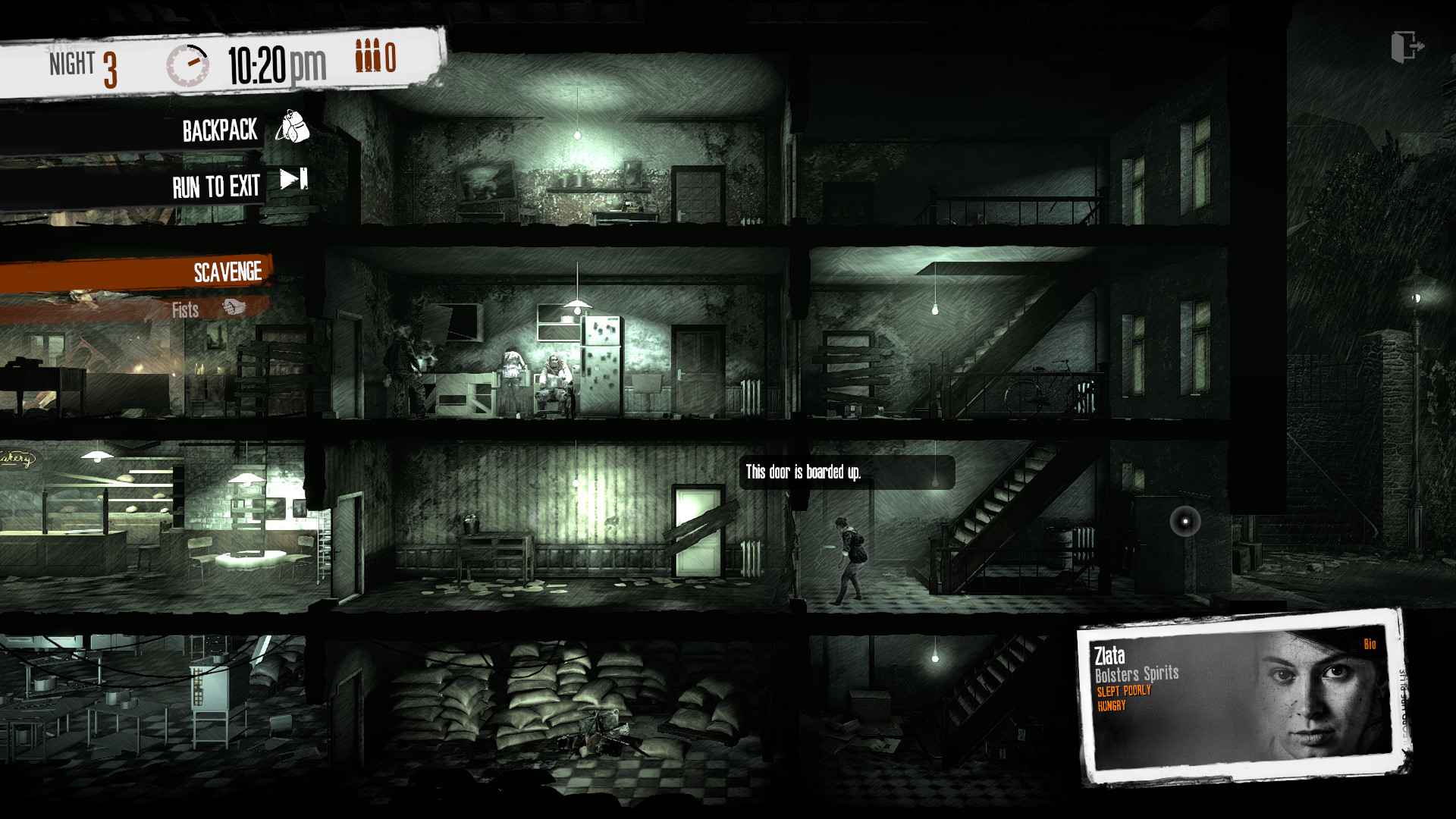 《这是我的战争完全版/This War of Mine: Complete Edition》V6.0.8|官中|支持键鼠.手柄|赠多项修改器|赠原声音乐|赠壁纸|容量2.61GB 第3张 《这是我的战争完全版/This War of Mine: Complete Edition》V6.0.8|官中|支持键鼠.手柄|赠多项修改器|赠原声音乐|赠壁纸|容量2.61GB 第3张