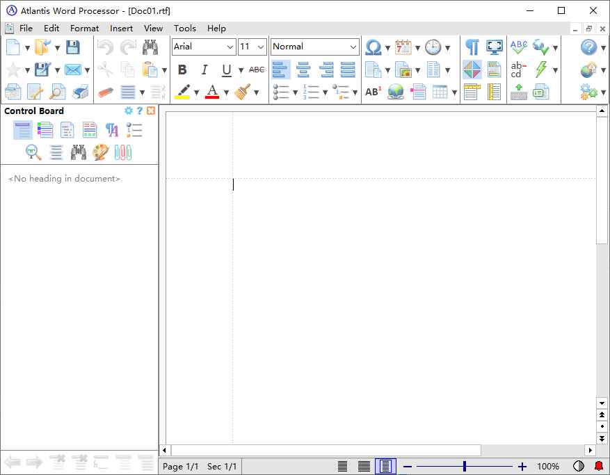Atlantis Word Processor(文字处理软件) v5.0.0.6 便携版  第1张