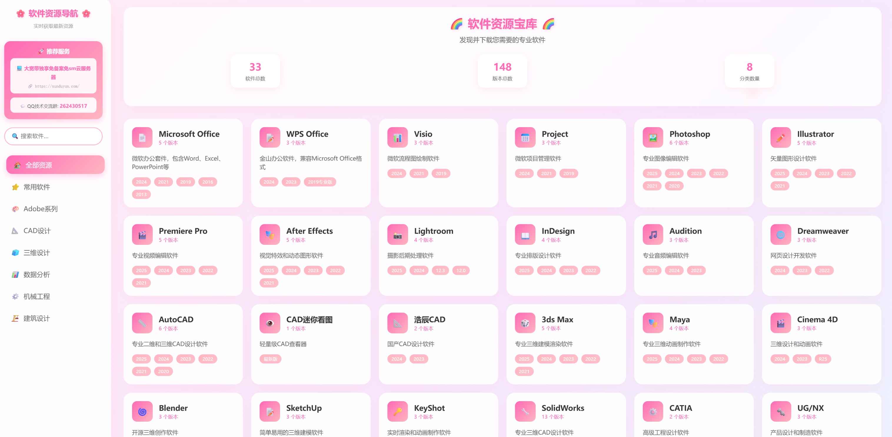 KaiGe软件资源导航站源码 第1张 KaiGe软件资源导航站源码 第1张