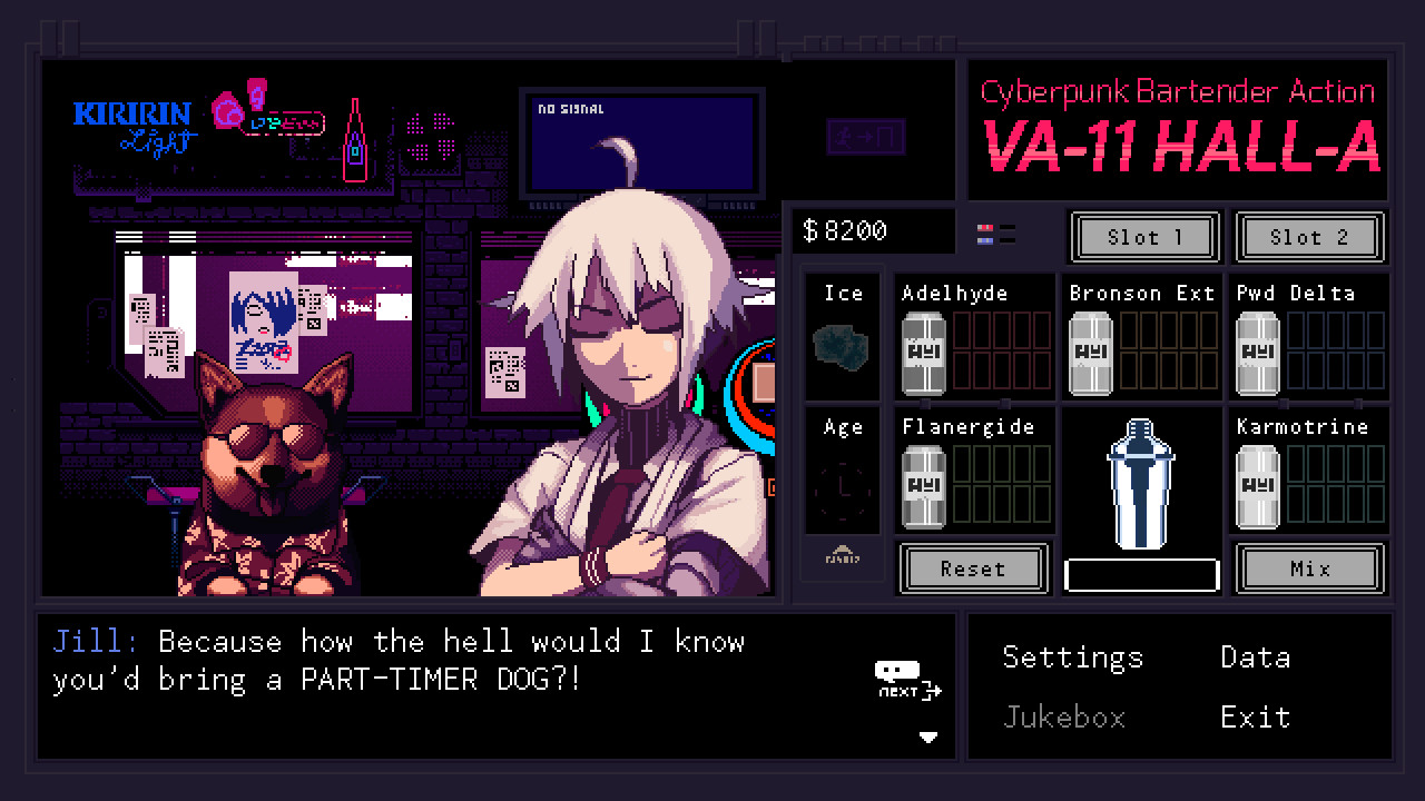 VA-11 HALL-A:赛博朋克酒保行动/VA-11 Hall-A: Cyberpunk Bartender Action 第3张 VA-11 HALL-A:赛博朋克酒保行动/VA-11 Hall-A: Cyberpunk Bartender Action 第3张