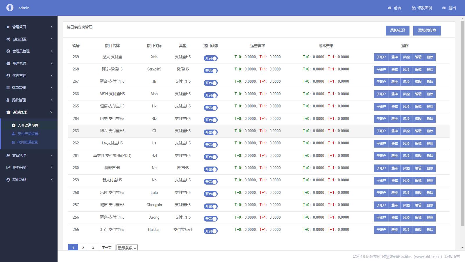 完美运营全开源支付代收代付聚合支付系统源码官方对接/可对接其他三方/支付源码可二开 第8张 完美运营全开源支付代收代付聚合支付系统源码官方对接/可对接其他三方/支付源码可二开 第8张