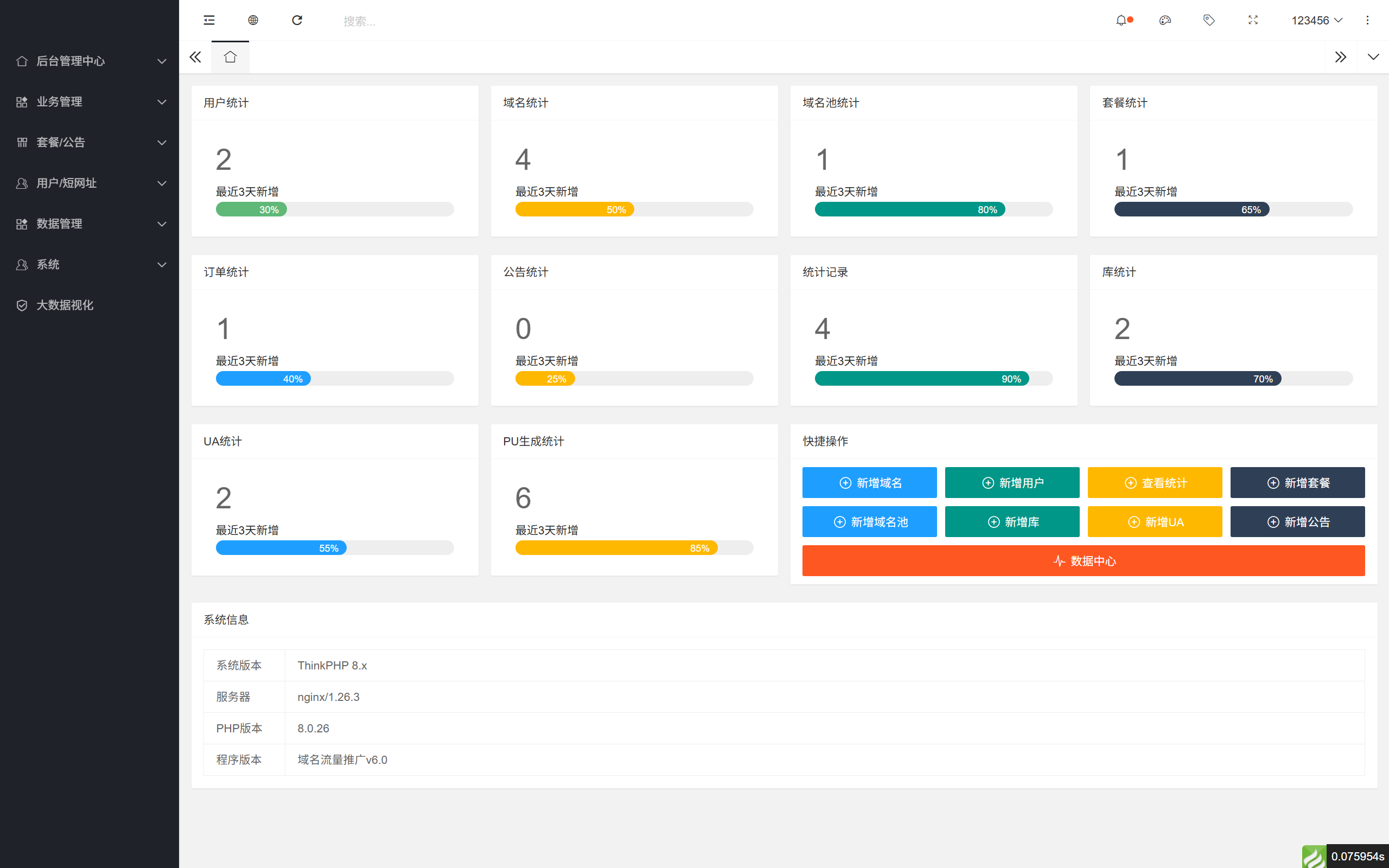 域网址-智能网址管理系统v6.0防红活码导航 第13张 域网址-智能网址管理系统v6.0防红活码导航 第13张
