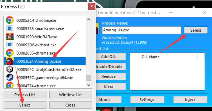 Among Us太空狼人杀-Phantom内部多功能辅助1.1  第2张